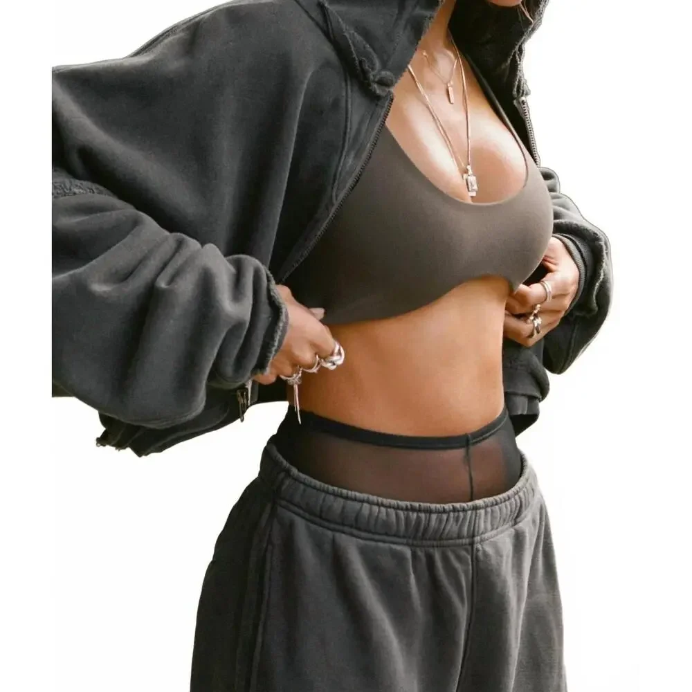 Joah Brown Brown Scoop Neck Underwire Bralette